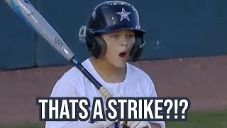 Batter cannot believe the umpire called a strike a breakdown [upl. by Nrubloc876]