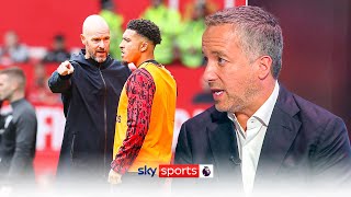 STANDOFF between Jadon Sancho and Erik ten Hag at Manchester United ⚔️🔴 [upl. by Nanette]