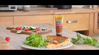 Tarte Tomates Courgettes avec Purée dAromates MAGGI [upl. by Jocelin176]