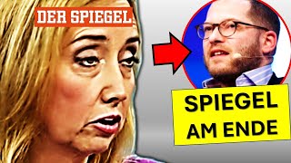 🚨LÜGE FLIEGT AUF🚨 SPIEGEL CHEFIDEOLOGIN AMANN VON JULIAN REICHELT LIVE ENTLARVT [upl. by Noneek]