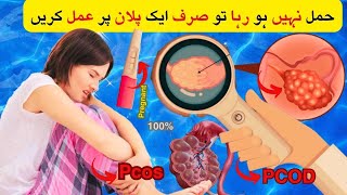 PCOS me pregnant kaise houn  بیضہ دان میں کئی سسٹوں پر مشتعمل بیماری کا اجتماع [upl. by Rosamond]