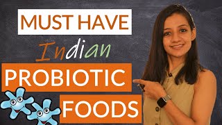 4 Natural PROBIOTIC FOODS for GUT HEALTH  INDIAN Probiotic Foods [upl. by Zavras]