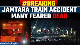 Jamtara Train Accident Many feared dead as train runs over people in Jharkhand  Oneindia News [upl. by Tada]