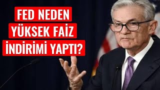 Fed Neden Yüksek Faiz İndirimi Yaptı  Dünyanın Haberi 447  19092024 [upl. by Aihsemat]