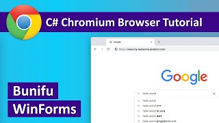 C Tutorial  Build a Modern Chromium based web Browser  Bunifu UI Framework [upl. by Gainor708]