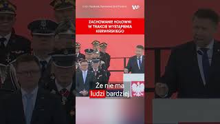 Hołownia wyraźnie zaniepokojony w trakcie przemówienia Kierwińskiego [upl. by Seftton254]