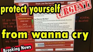 How to protect yourself from wanna cry ransomware✋✋✋ [upl. by Damalus984]