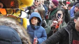 Chinese New Year 2023 celebration in London Chinatown [upl. by Aicened75]