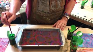 Introduction to Marbling on Fabric [upl. by Ileane]