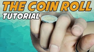 MÜNZE ÜBER FINGER ROLLEN LERNEN Tutorial Erklärung  COIN ROLL [upl. by Tarkany]