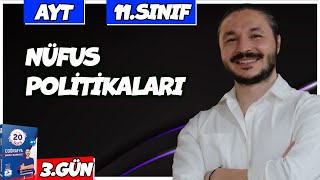 🌍 NÜFUS POLİTİKALARI SORU ÇÖZÜMÜ 2025 🔴27 Günde AYT Coğrafya 3 🟡11sınıf coğrafya  3 [upl. by Duer]