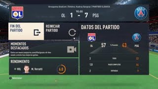 🇫🇷 Lyon vs PSG 🇫🇷  Ligue 1 2023  Week 4  2DO TIEMPO FIFA 23 [upl. by Nadine]