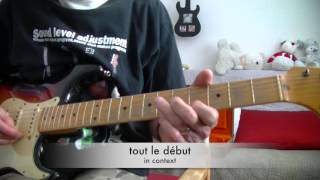 N° 275  tuto guitare  vertige de lamour  Alain Bashung [upl. by Curson193]