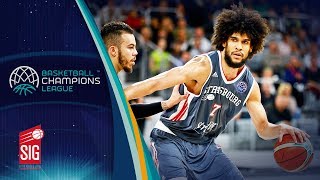 Louis Labeyrie  SIG Strasbourg  Highlights  Basketball Champions League 201718 [upl. by Ashlee]