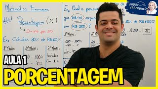 MATEMÁTICA FINANCEIRA ENEM  Aula 1 Porcentagem [upl. by Nisior]