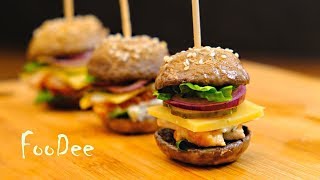 Так шампиньоны вы еще не готовили Закуска из шампиньонов Appetizer burgers [upl. by Atilek]