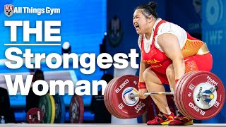 Li Wenwen Training Hall  145kg Sn 180kg CampJ at 2024 Weightlifting World Cup [upl. by Ilat]