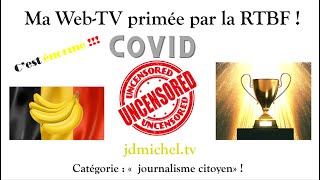 Ma WebTV primée par la RTBF [upl. by Barabas496]