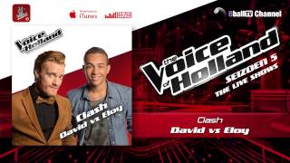 Clash 8  David Dam vs Eloy Smit The voice of Holland 2014 Liveshows Audio [upl. by Shepherd]