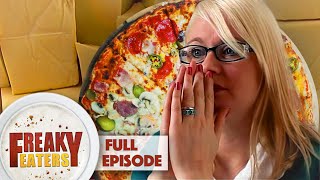 Addicted To Cheese And Pizza  FULL EPISODE  Freaky Eaters [upl. by Lipman]