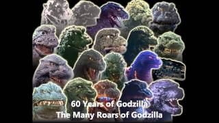 Godzilla 19542014 Roars [upl. by Atterbury]