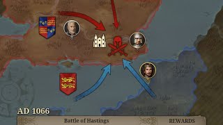 European War 7 Medieval  Battle of Hastings  Normal Mode [upl. by Annotahs]