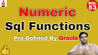 SQL Numeric Functions with examples [upl. by Richara964]