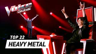 Breathtaking HEAVY METAL Performances on The Voice [upl. by Nosrak486]