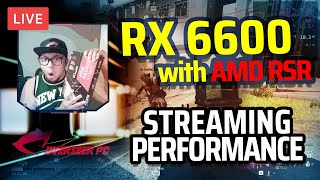 🔴 STREAMING Test  RX 6600 with AMD RSR Warzone Apex Legends [upl. by Nnaitsirhc]