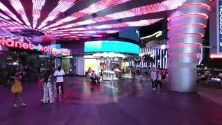 Visit The Las Vegas Strip at Night in 3D VR 180 VR headset is best [upl. by Adym682]