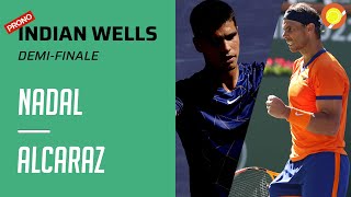 Lélève ALCARAZ vatil battre le maître NADAL   Indian Wells 2022 [upl. by Levan]