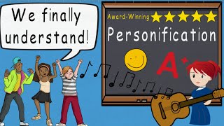 Personification Figurative Language Song by Melissa  Award Winning Song Video [upl. by Oderfla669]