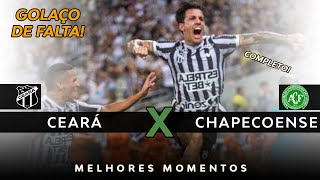 SUBINDO NA TABELA  Ceará x Chapecoense  Melhores Momentos COMPLETO  Série B 02062023 [upl. by Yantruoc571]