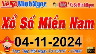 XSMN Minh Ngọc  Trực tiếp Xổ Số Miền Nam  KQXS Miền Nam ngày 04112024 KQXS Hôm Nay XSTT XSKT [upl. by Cheyney]