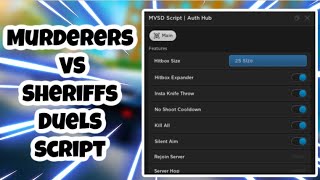 NEW Murderers VS Sheriffs Duels Script  Aimbot  Insta Knife  No Cooldown  AND MORE  PASTEBIN [upl. by Seeto]