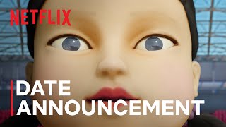 Squid Game Season 2  Date Announcement  Netflix [upl. by Ihcur]