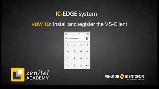 IC EDGE How to set up the VSClient [upl. by Serdna]