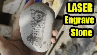 Stone Laser Engraving Machine  DIY Rock Laser Engraver tool [upl. by Etsyrk441]