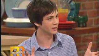 Logan Lerman  Rachael Ray Show on February 15 2010 [upl. by Si]