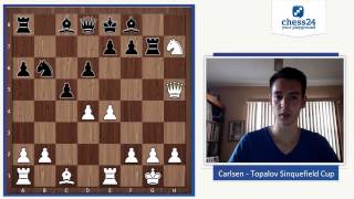 Carlsen  Topalov Sinquefield Cup 2015  Chess Game Analysis [upl. by Faina]