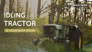 Idling Diesel Tractor Engine Sleep Sound  10 Hours  Black Screen [upl. by Brom]