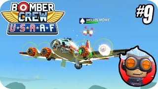 Bomber Crew Gameplay  USAAF Campaign 9 Enemy Ace Melvin Mowe Dogfight [upl. by Clintock]