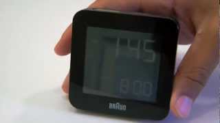 Review Braun Global Radio Controlled Digital Alarm Clock [upl. by Squire]