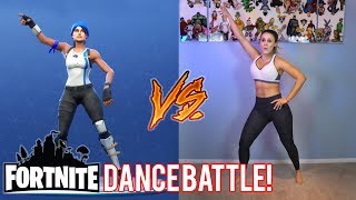 FORTNITE DANCE BATTLE  Real Life Vs Fortnite  The Royalty Family [upl. by Bryana]