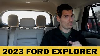 2023 Ford Explorer Interior  2nd and 3rd row space [upl. by Eelac]