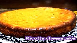 Italian Ricotta Cheesecake  No flour [upl. by Dambro819]