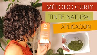 TINTE NATURAL COLORACIÓN VEGETAL O HENNA PARA MÉTODO CURLY Y PARA TODO TIPO DE PELO JOANA PATIKAS [upl. by Semaj]