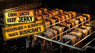 Cómo Hacer BEEF JERKY Casero CARNE SECA Para Ración de Emergencia y Snack Bushcraft [upl. by Otrebogad]