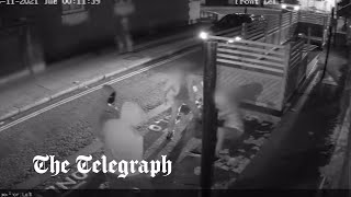 Gang assault tourists with stun gun to steal £100000 watch in London [upl. by Essila]