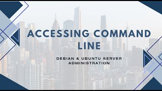 Accessing Command Line [upl. by Margarethe585]